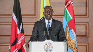 President William Ruto addresses the nation from state House