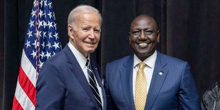 William Ruto and Joe Biden