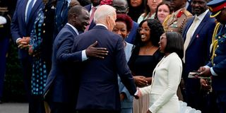 Joe Biden and William Ruto