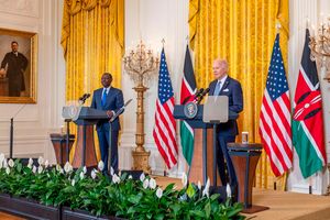 William Ruto and Joe Biden