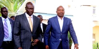 Rigathi Gachagua and Kithure Kindiki