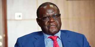 Former Meru Governor Kiraitu Murungi.