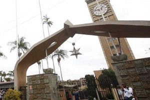 Parliament building in Nairobi.