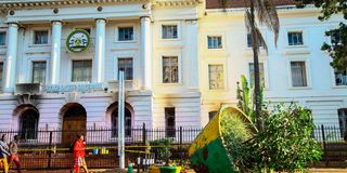 The office of the Nairobi County Governor and the County Hall, sealed off.