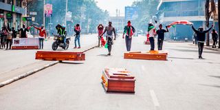 Anti-government protesters