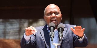 Trade and Industry Cabinet Secretary Moses Kuria.