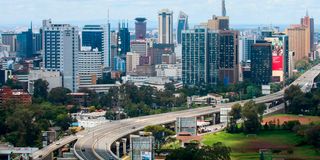 The Nairobi City Skyline 