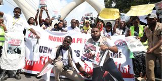 journalists protest kenya media