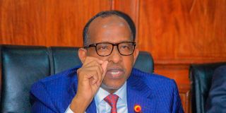 Defence Cabinet Secretary Aden Bare Duale