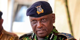 Inspector-General of Police nominee Douglas Kanja 