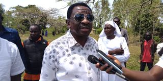 Siaya Governor James Orengo.