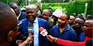 Jimi Wanjigi lawyer Nelson Osiemo