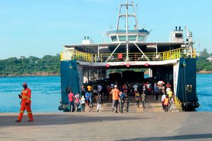Likoni ferry crossing channel