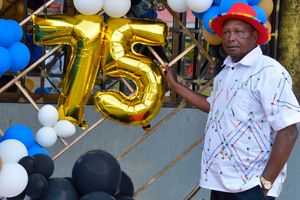 Lee Njiru on his 75th birthday