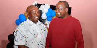 Lee Njiru on his 75th birthday
