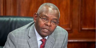 Central Bank of Kenya Governor Kamau Thugge