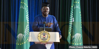 Raila Odinga speech state house auc