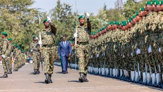 President William Ruto nys graduation guard of honour nys