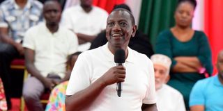 President William Ruto mombasa town hall 