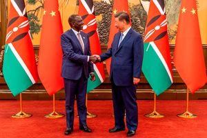 William Ruto and Xi Jinping