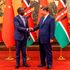 William Ruto and Xi Jinping
