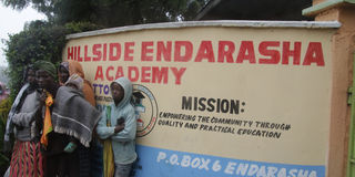 Hillside Endarasha Academy fire parents children