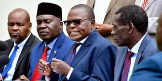 Kuppet and Knut officials 