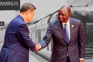 William Ruto and Xi Jinping