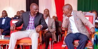 William Ruto and Mutahi Kahiga