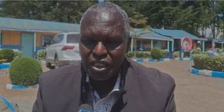 David Kinyua, the owner of Hillside Endarasha Academy 