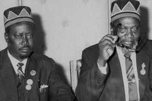 Mzee Jomo Kenyatta and Oginga Odinga