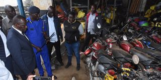 Stolen motorcycles