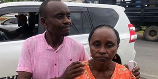 Ann Kanini mother of Victoria Mumbua Muloki taxi driver missing