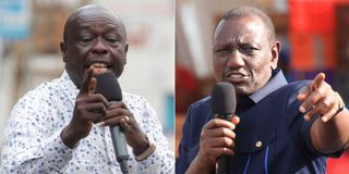 William Ruto and Rigathi Gachagua.