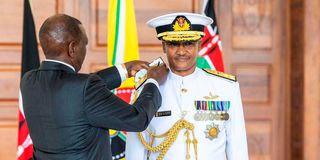 William Ruto and Charles Kahariri