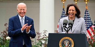 Joe Biden and Kamala Harris