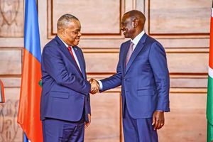 Garry Conille and William Ruto