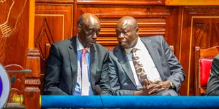 Rigathi Gachagua and Paul Muite