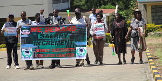 Bomet University lecturers strike
