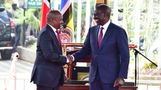 William Ruto and Kithure Kindiki 