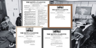 gazette notices kindiki swearing-in