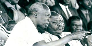 Daniel Arap Moi and Oloo Aringo 