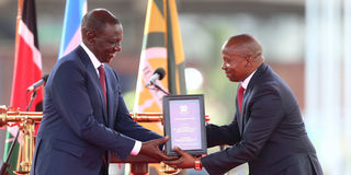 William Ruto and Kithure Kindiki