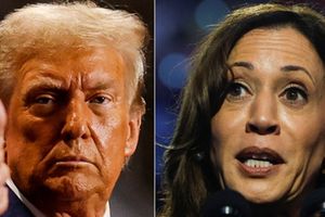 Donald Trump and Kamala Harris