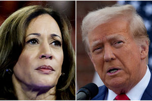 Kamala Harris and Donald Trump