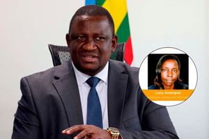 Trade Cabinet Secretary Salim Mvurya Lucy Anangwe photo