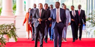 William Ruto and Kithure Kindiki 