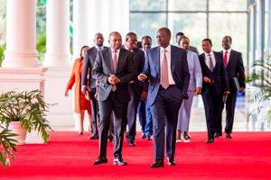 William Ruto and Kithure Kindiki 