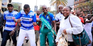 AFC Leopards and Gor Mahia fans