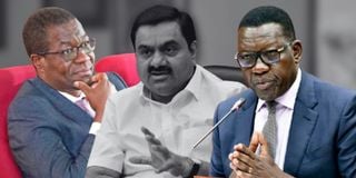 Opiyo Wandayi, Gautam Adani and Davis Chirchir